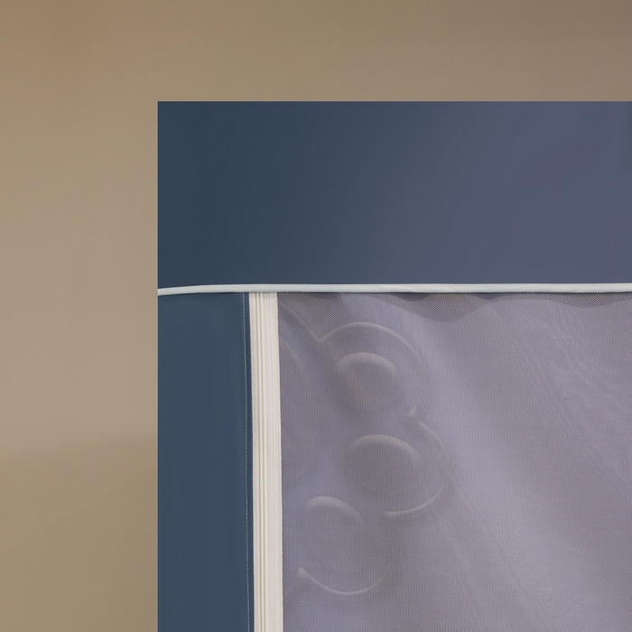 91家纺网 家纺一手货源 找家纺 星际优品 2025新款学生蚊帐遮光床帘植绒环保遮光帘99%遮光-印花款学生蚊帐-一 酷酷狗-藏青