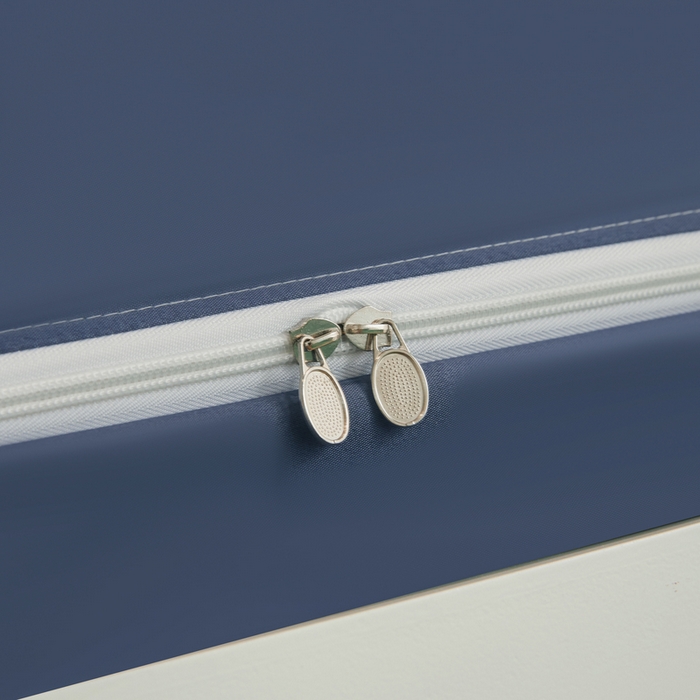 91家纺网 家纺一手货源 找家纺 星际优品 2025新款学生蚊帐遮光床帘植绒环保遮光帘99%遮光-印花款学生蚊帐-一 酷酷狗-藏青