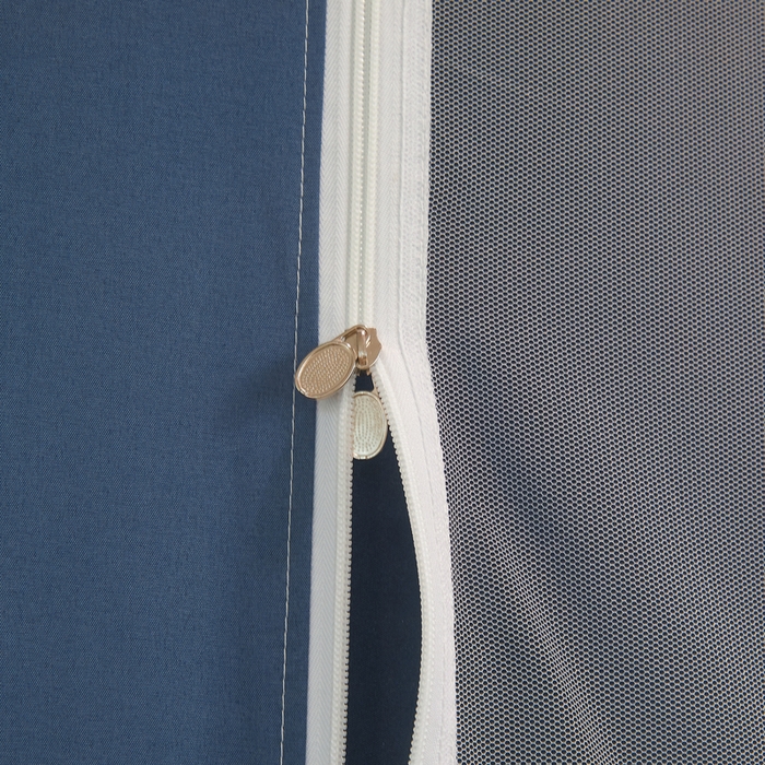 91家纺网 家纺一手货源 找家纺 星际优品 2025新款学生蚊帐遮光床帘植绒环保遮光帘99%遮光-印花款学生蚊帐-一 迷你小熊-藏青