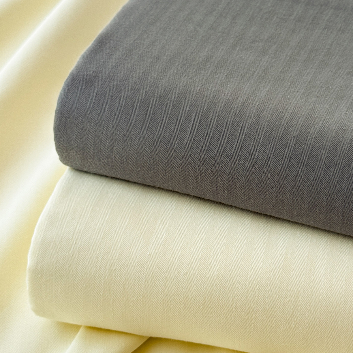 91家纺网 家纺一手货源 找家纺 （总）眠博士 2025新款大雁纹小提花纯棉枕套单品枕套枕套单件