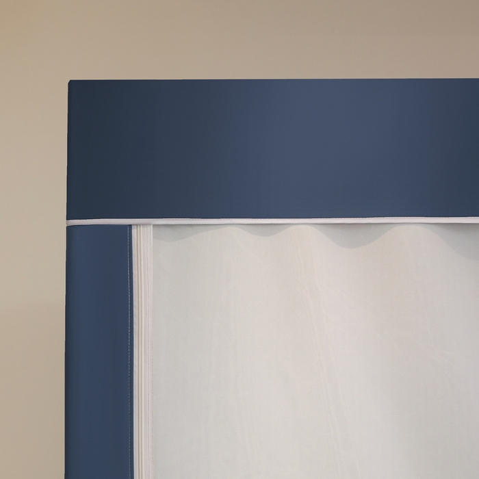 91家纺网 家纺一手货源 找家纺 星际优品 2025新款学生蚊帐遮光床帘植绒环保遮光帘99%遮光-印花款学生蚊帐-一 小狗派对-藏青