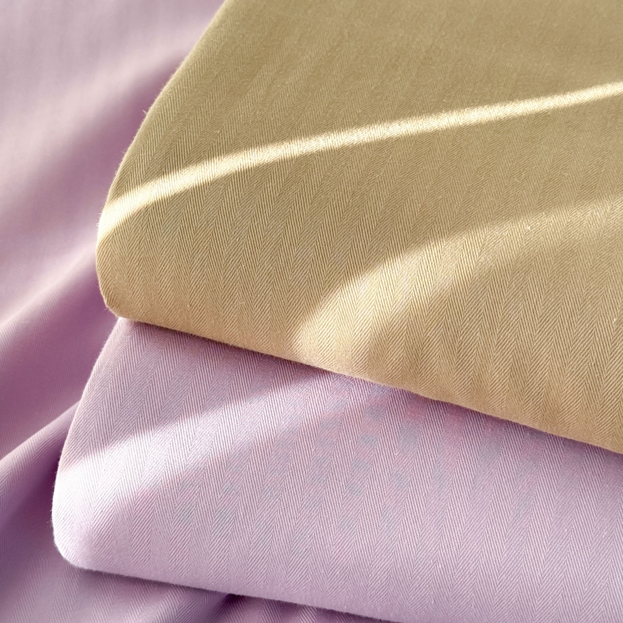 91家纺网 家纺一手货源 找家纺 眠博士 2025新款大雁纹小提花纯棉枕套单品枕套枕套单件 组合图仅做展示