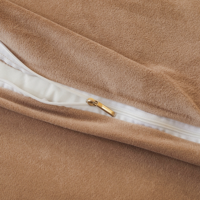 91家纺网 家纺一手货源 找家纺 怡源梦 2025新款亲肤舒适A类婴儿绒刺绣四件套 花香云锦-时尚咖