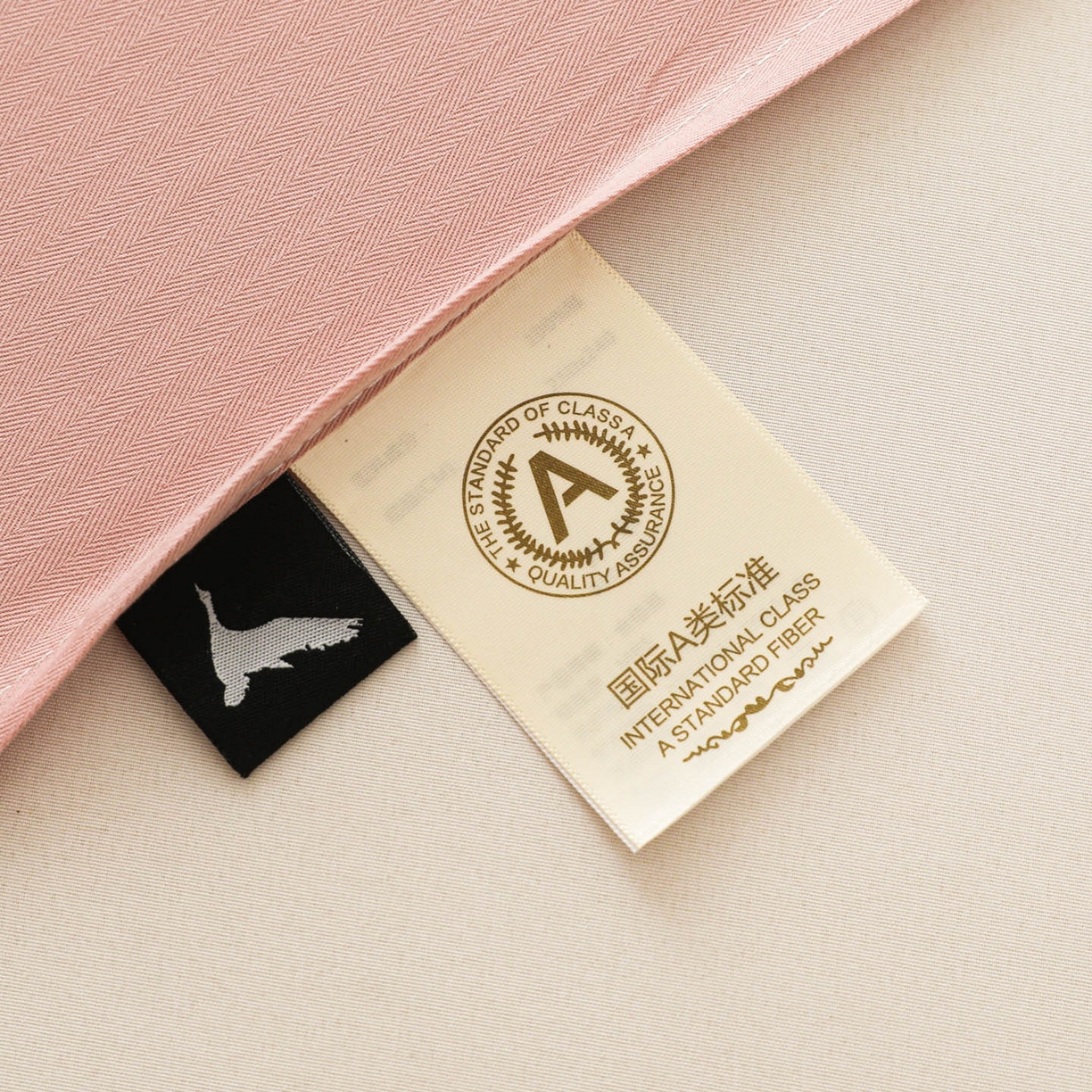 91家纺网 家纺一手货源 找家纺 眠博士 2025新款大雁纹小提花纯棉枕套单品枕套枕套单件 枕套-雁纹豆沙