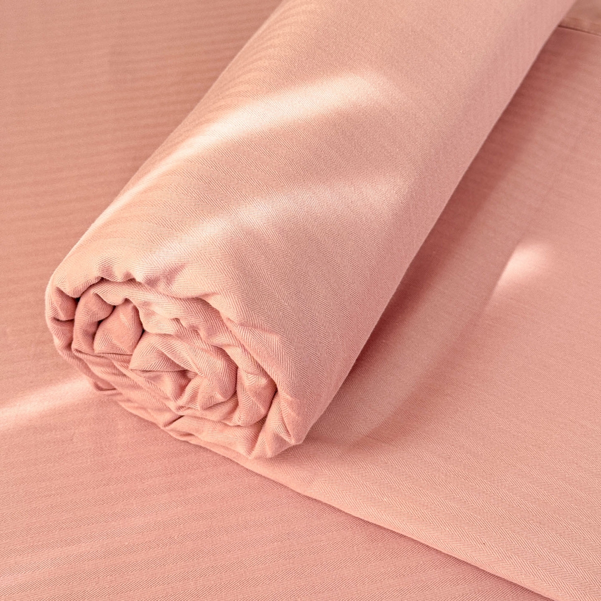 91家纺网 家纺一手货源 找家纺 眠博士 2025新款大雁纹小提花纯棉枕套单品枕套枕套单件 枕套-雁纹豆沙