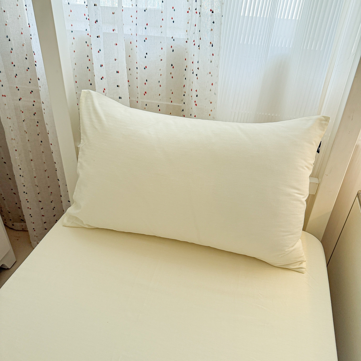 91家纺网 家纺一手货源 找家纺 眠博士 2025新款大雁纹小提花纯棉枕套单品枕套枕套单件 枕套-雁纹米