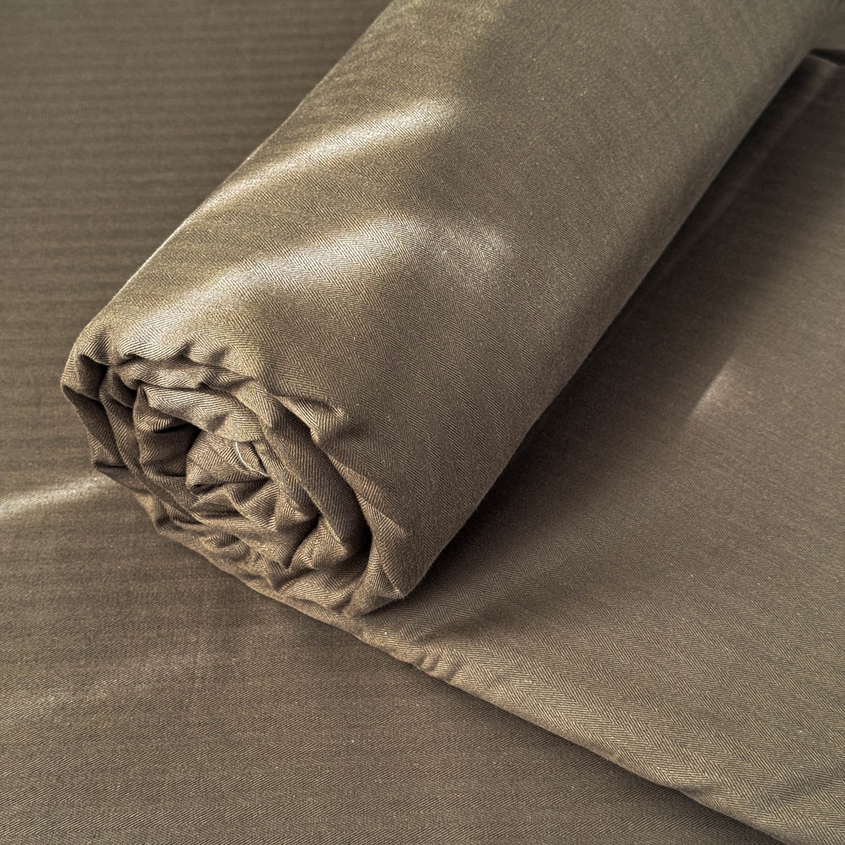 91家纺网 家纺一手货源 找家纺 眠博士 2025新款大雁纹小提花纯棉枕套单品枕套枕套单件 枕套-雁纹棕咖