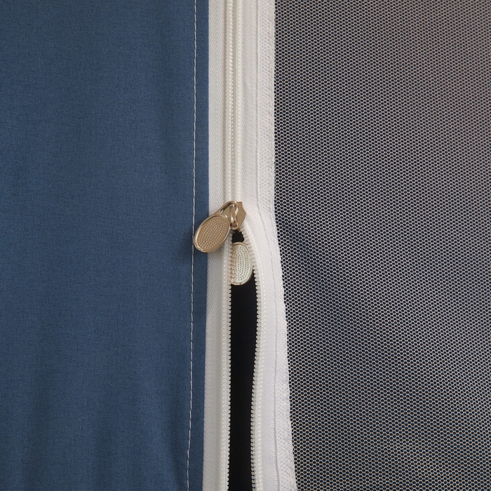 91家纺网 家纺一手货源 找家纺 星际优品 2025新款学生蚊帐遮光床帘植绒环保遮光帘99%遮光-印花款学生蚊帐-二 开心熊-藏青