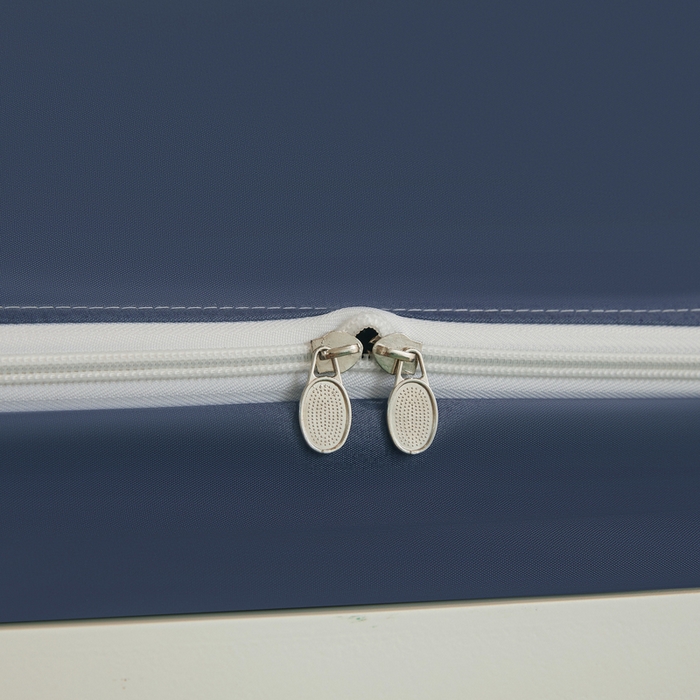 91家纺网 家纺一手货源 找家纺 星际优品 2025新款学生蚊帐遮光床帘植绒环保遮光帘99%遮光-印花款学生蚊帐-二 幸运狗-藏青