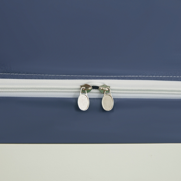 91家纺网 家纺一手货源 找家纺 星际优品 2025新款学生蚊帐遮光床帘植绒环保遮光帘99%遮光-印花款学生蚊帐-二 hello熊猫-藏青