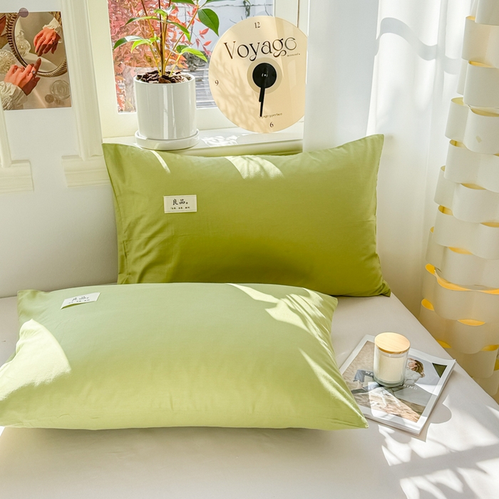 91家纺网 家纺一手货源 找家纺 （总）眠博士 2025新款高支高密全棉纯色枕套系列