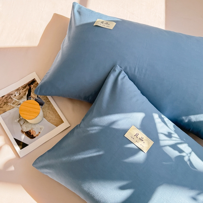 91家纺网 家纺一手货源 找家纺 （总）眠博士 2025新款高支高密全棉纯色枕套系列