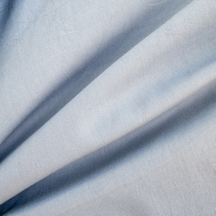 91家纺网 家纺一手货源 找家纺 眠博士 2025新款高支高密全棉纯色枕套系列 40支枕套-浅蓝