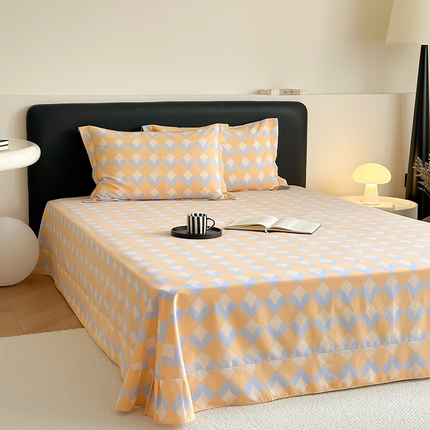 塞纳 2026新款铂金暖绒加厚磨毛单床单 威登