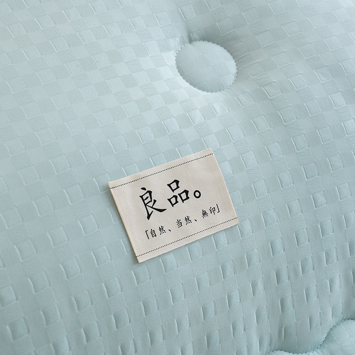 91家纺网 家纺一手货源 找家纺 易展家居 2025新款良品水洗棉大豆被 良品-蓝