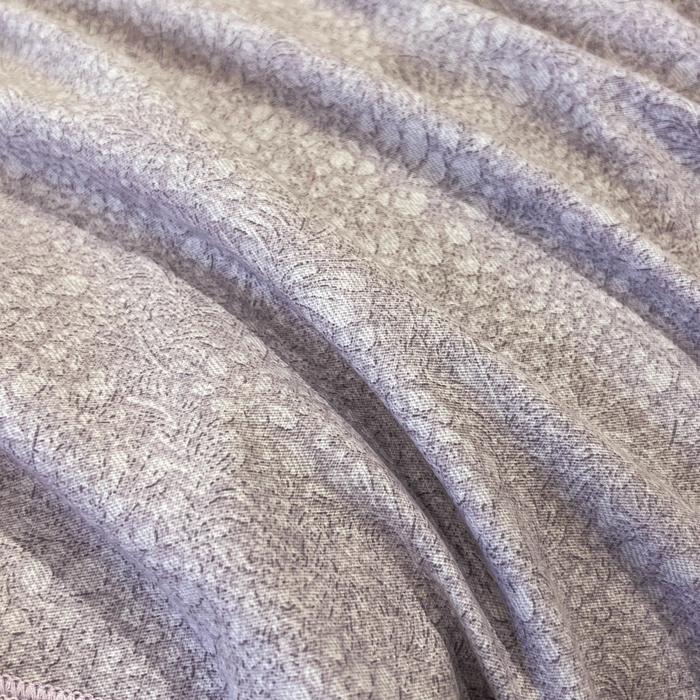 91家纺网 家纺一手货源 找家纺 凌鼎 2025新款100%全棉磨毛四件套数码印花加厚纯棉磨毛四件套 悦枝紫