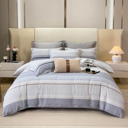 91家纺网 家纺一手货源 找家纺 （总）凌鼎 2025新款100%全棉磨毛四件套数码印花加厚纯棉磨毛四件套