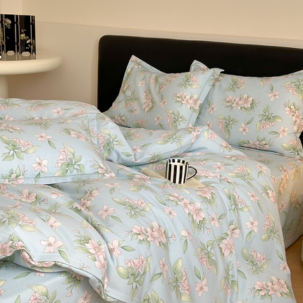 91家纺网 家纺一手货源 找家纺 （总）塞纳 2025新款铂金暖绒加厚磨毛四件套