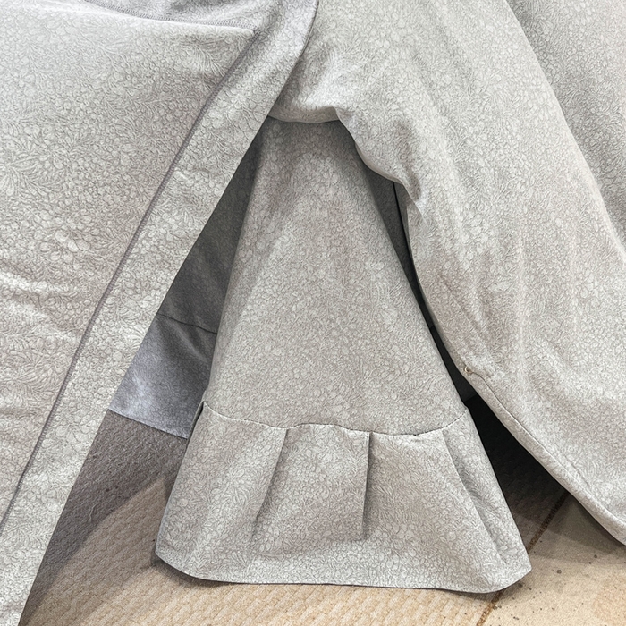 91家纺网 家纺一手货源 找家纺 凌鼎 2025新款100%全棉磨毛四件套数码印花加厚纯棉磨毛四件套 悦枝灰