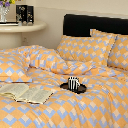 塞纳 2026新款铂金暖绒加厚磨毛四件套 威登