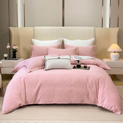 91家纺网 家纺一手货源 找家纺 （总）凌鼎 2025新款100%全棉磨毛四件套数码印花加厚纯棉磨毛四件套