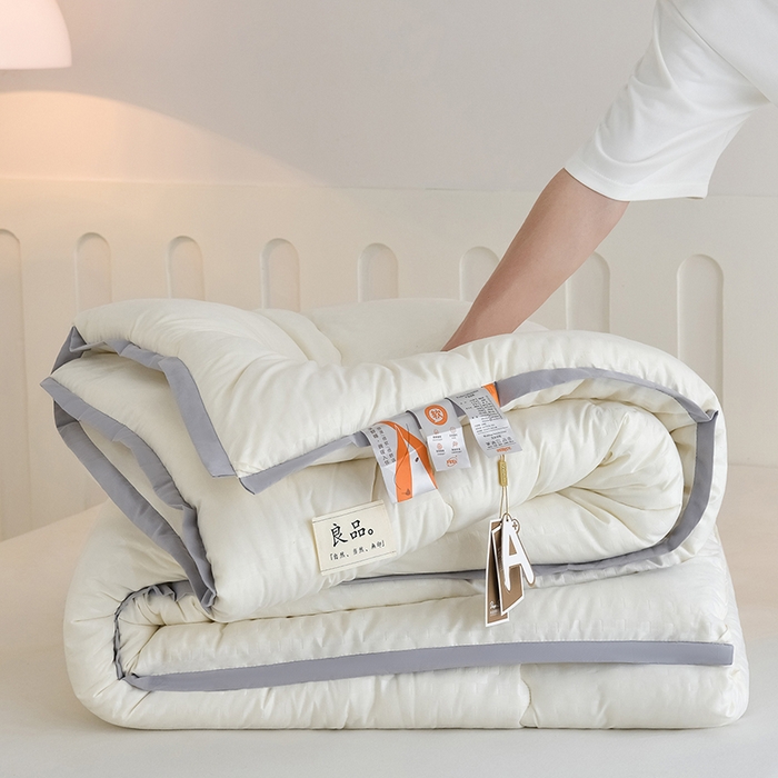 91家纺网 家纺一手货源 找家纺 （总）易展家居 2025新款良品水洗棉大豆被