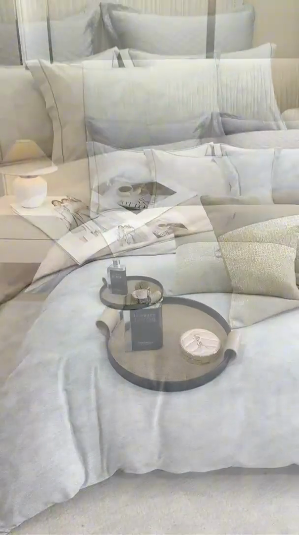 91家纺网 家纺一手货源 找家纺 凌鼎 2025新款100%全棉磨毛四件套数码印花加厚纯棉磨毛四件套 琥珀灰