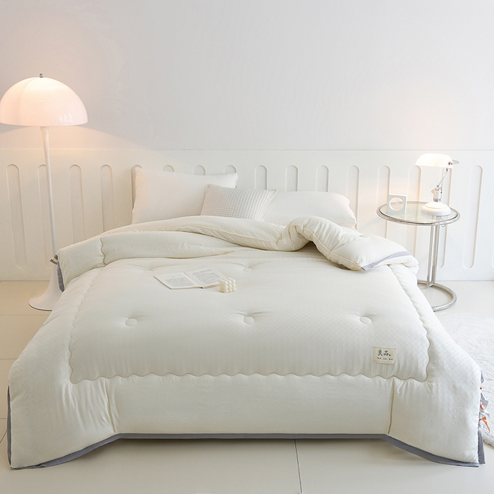 91家纺网 家纺一手货源 找家纺 （总）易展家居 2025新款良品水洗棉大豆被