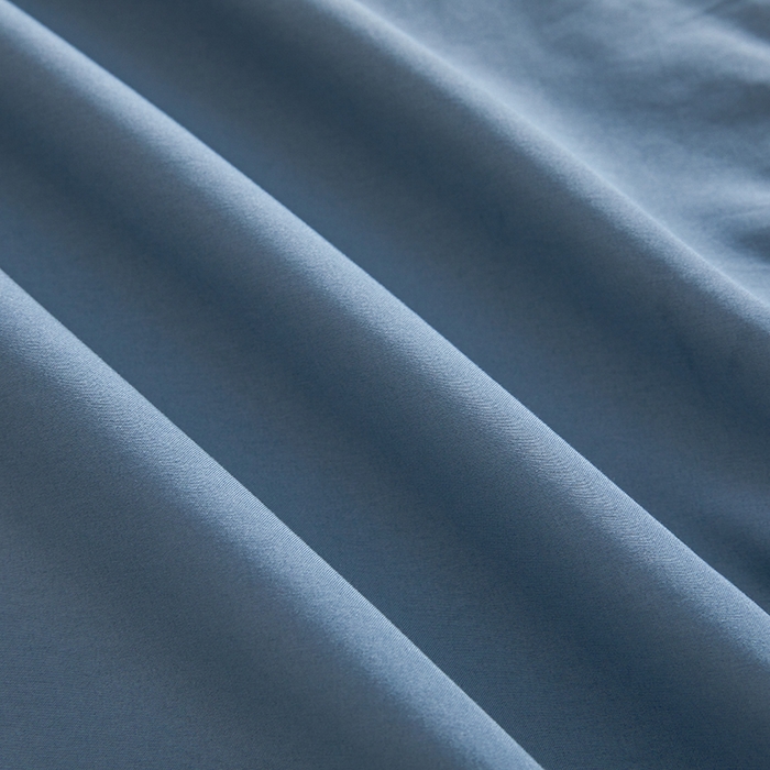 91家纺网 家纺一手货源 找家纺 七仙女家纺 2025新款水洗磨毛刺绣轻奢简约系列四件套 繁星兰+兰灰