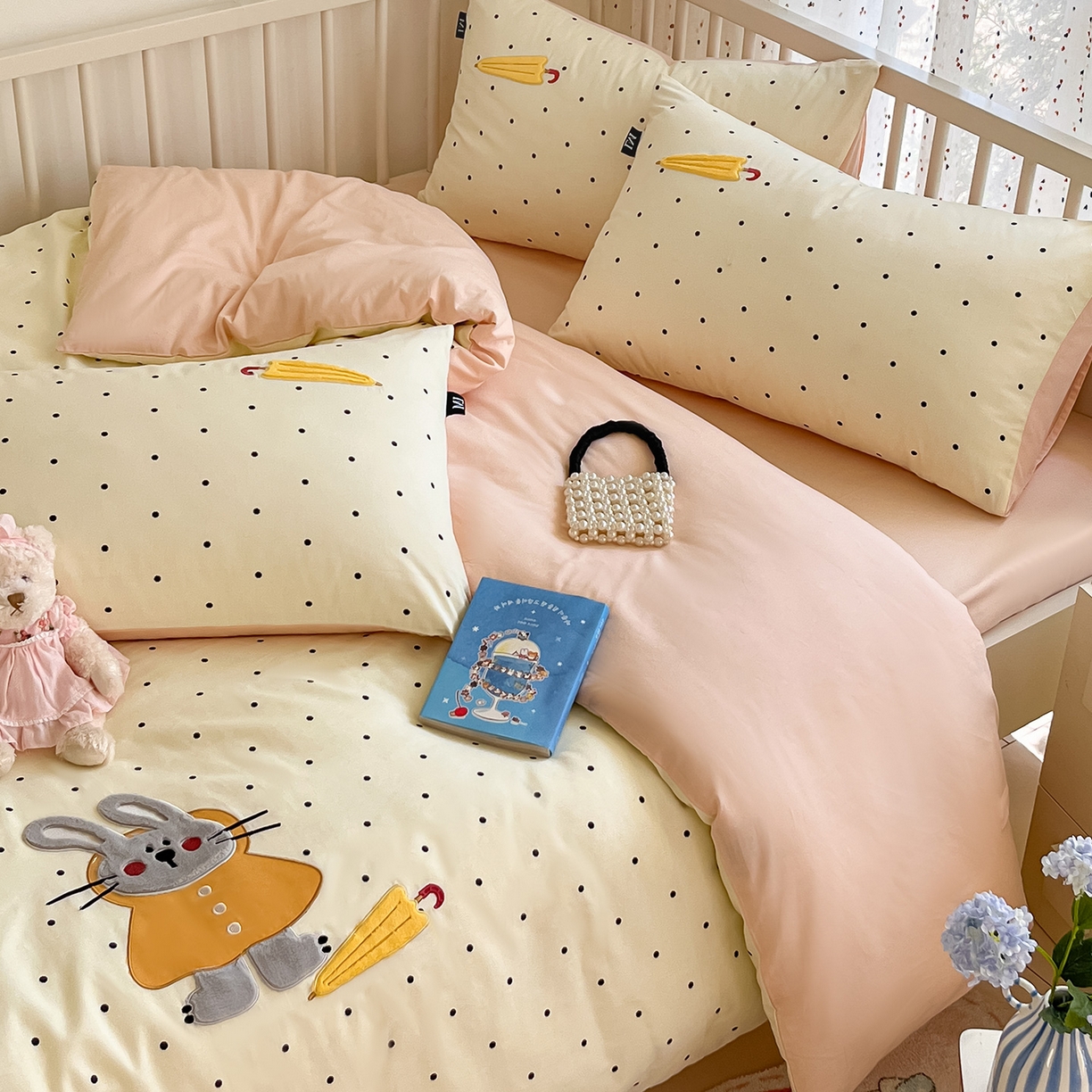 91家纺网 家纺一手货源 找家纺 （总）乐美家纺 2025新款亲肤舒适全棉纯棉贴布绣卡通系列四件套