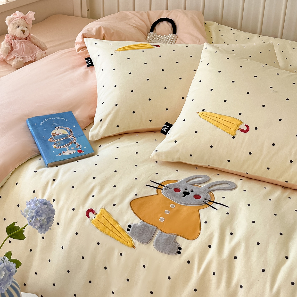 91家纺网 家纺一手货源 找家纺 （总）乐美家纺 2025新款亲肤舒适全棉纯棉贴布绣卡通系列四件套