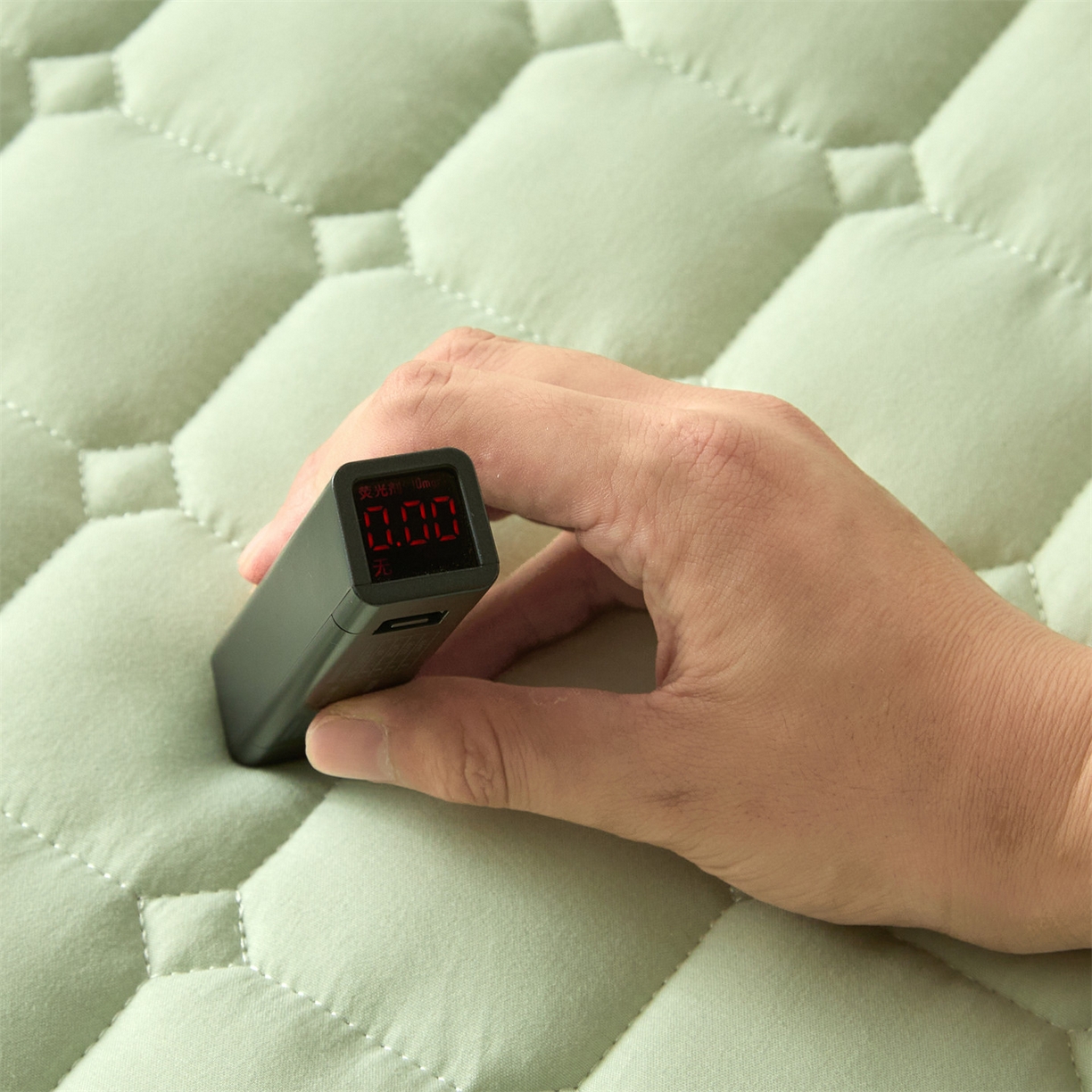 91家纺网 家纺一手货源 找家纺 （总）雯豆家纺 2025新款简约防水款水洗棉夹棉床笠-雅韵