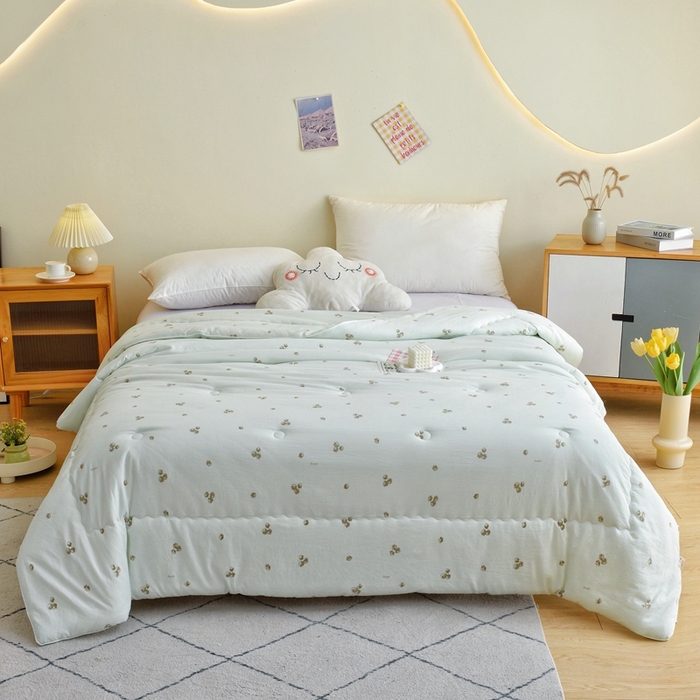 91家纺网 家纺一手货源 找家纺 博尔菲 2025新款小清新柔肤被 小清新柔肤被-03