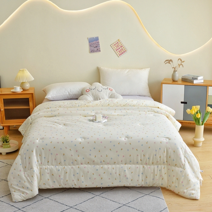 91家纺网 家纺一手货源 找家纺 博尔菲 2025新款小清新柔肤被 小清新柔肤被-04