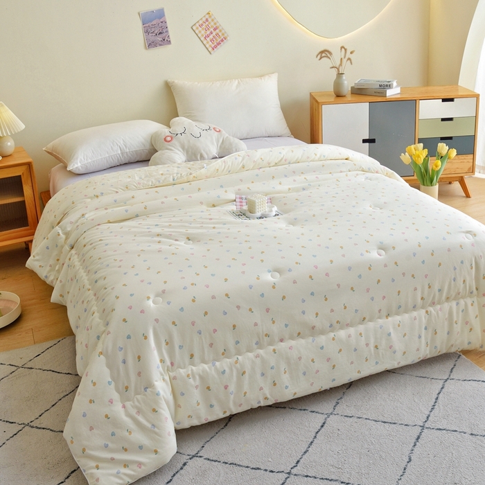 91家纺网 家纺一手货源 找家纺 博尔菲 2025新款小清新柔肤被 小清新柔肤被-04