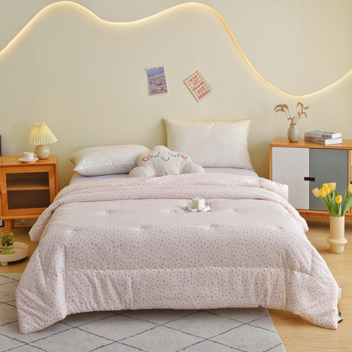 91家纺网 家纺一手货源 找家纺 博尔菲 2025新款小清新柔肤被 小清新柔肤被-08