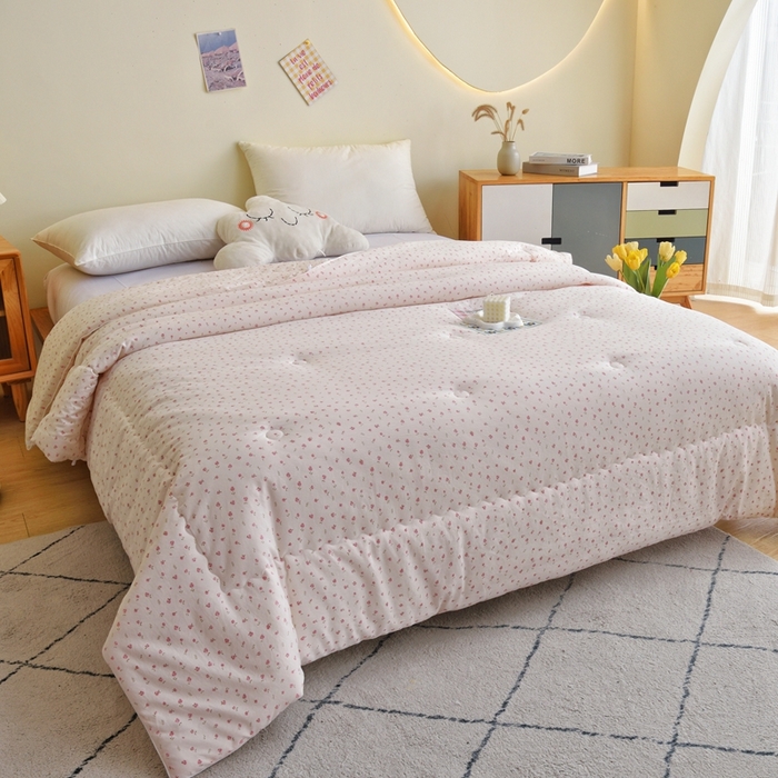 91家纺网 家纺一手货源 找家纺 博尔菲 2025新款小清新柔肤被 小清新柔肤被-08