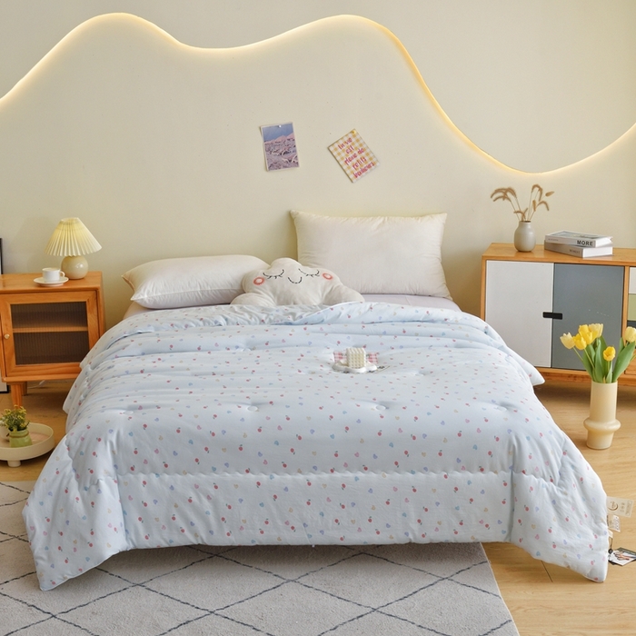 91家纺网 家纺一手货源 找家纺 博尔菲 2025新款小清新柔肤被 小清新柔肤被-09