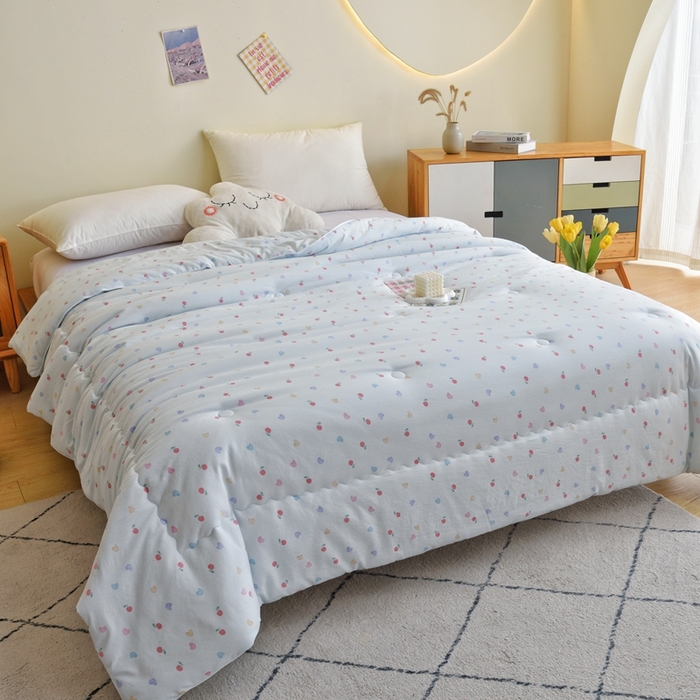 91家纺网 家纺一手货源 找家纺 博尔菲 2025新款小清新柔肤被 小清新柔肤被-09