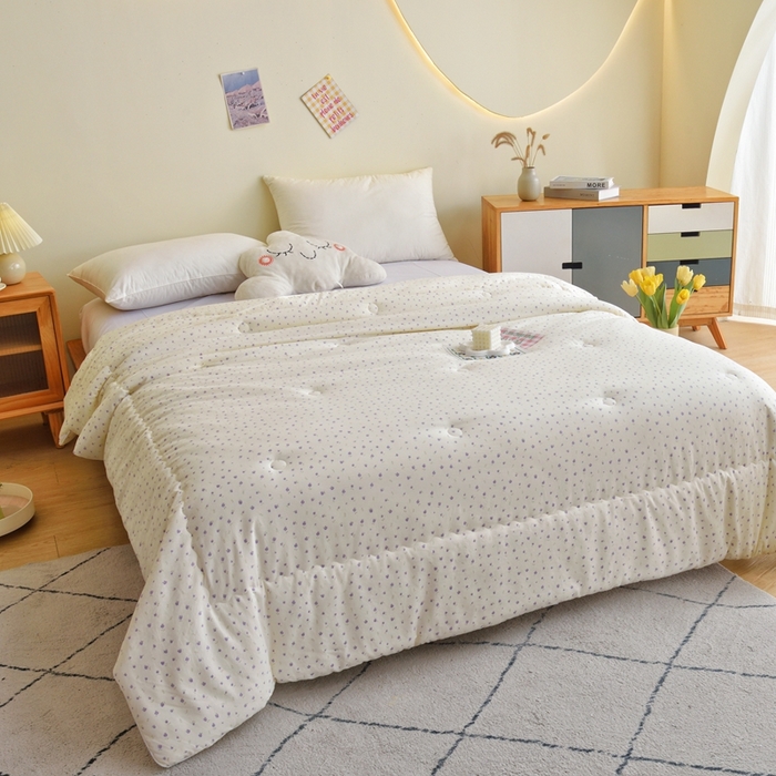 91家纺网 家纺一手货源 找家纺 博尔菲 2025新款小清新柔肤被 小清新柔肤被-10