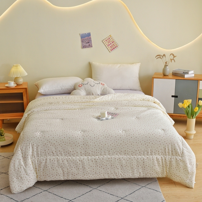 91家纺网 家纺一手货源 找家纺 博尔菲 2025新款小清新柔肤被 小清新柔肤被-12