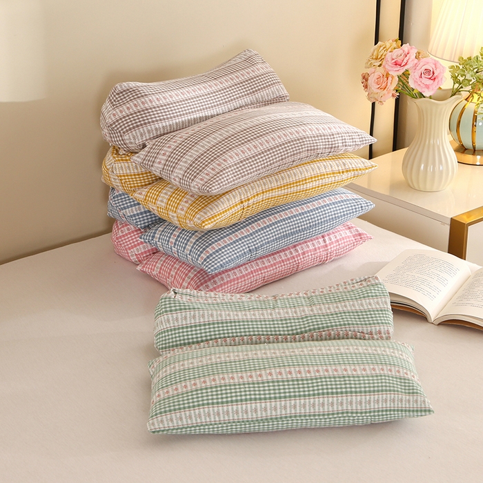 （总）金牛枕芯 2025新款全棉双合一荞麦枕保健枕爆款枕头枕芯