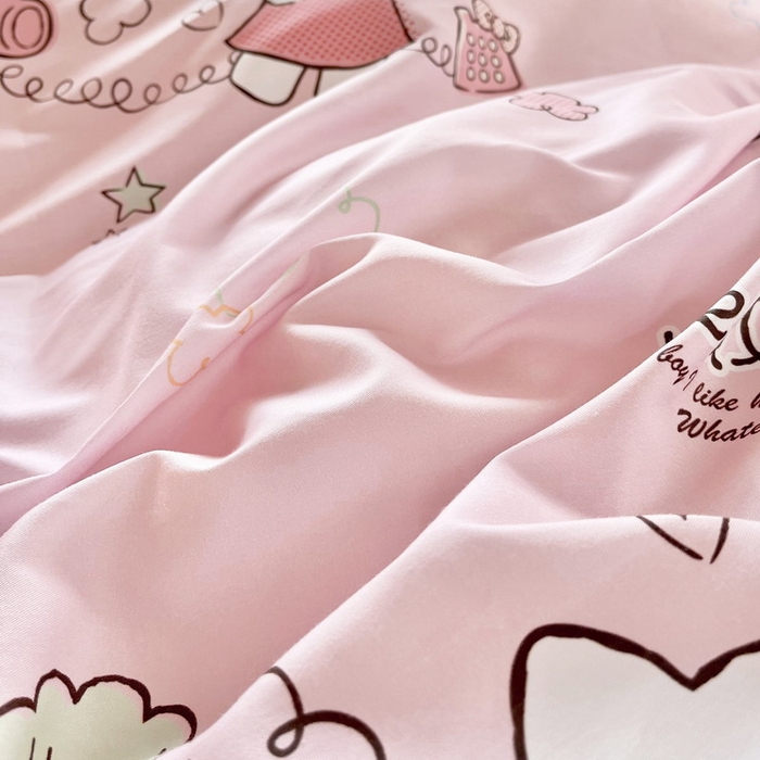 91家纺网 家纺一手货源 找家纺 蘭菲家纺 2025新款三丽鸥系列全棉印花三件套、四件套 8分甜