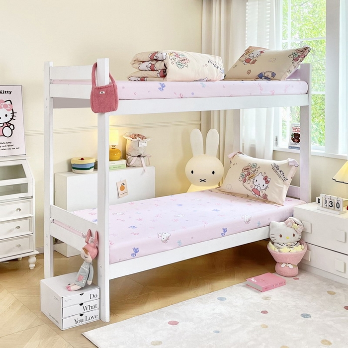 91家纺网 家纺一手货源 找家纺 蘭菲家纺 2025新款三丽鸥系列全棉印花三件套、四件套 9分甜