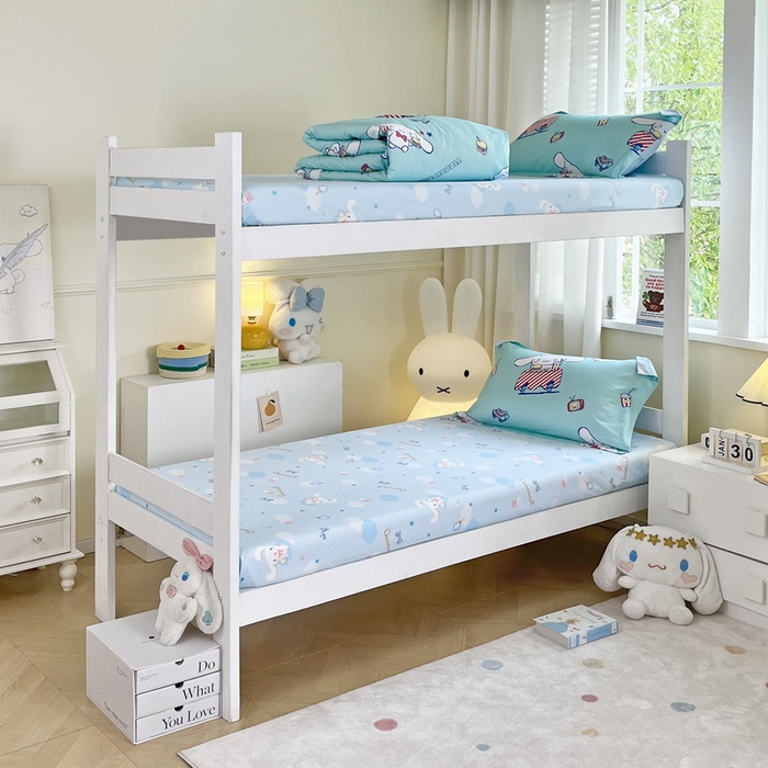 91家纺网 家纺一手货源 找家纺 蘭菲家纺 2025新款三丽鸥系列全棉印花三件套、四件套 聚餐