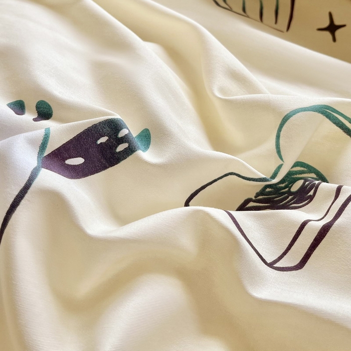 91家纺网 家纺一手货源 找家纺 蘭菲家纺 2025新款三丽鸥系列全棉印花三件套、四件套 俏皮狗