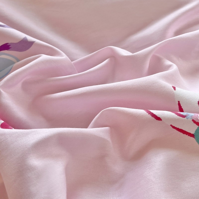 91家纺网 家纺一手货源 找家纺 蘭菲家纺 2025新款三丽鸥系列全棉印花三件套、四件套 小美