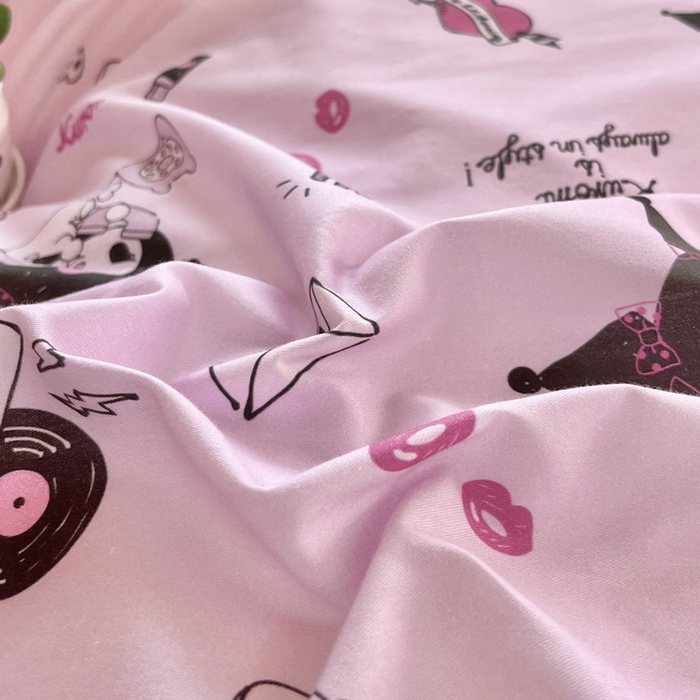 91家纺网 家纺一手货源 找家纺 蘭菲家纺 2025新款三丽鸥系列全棉印花三件套、四件套 小美库