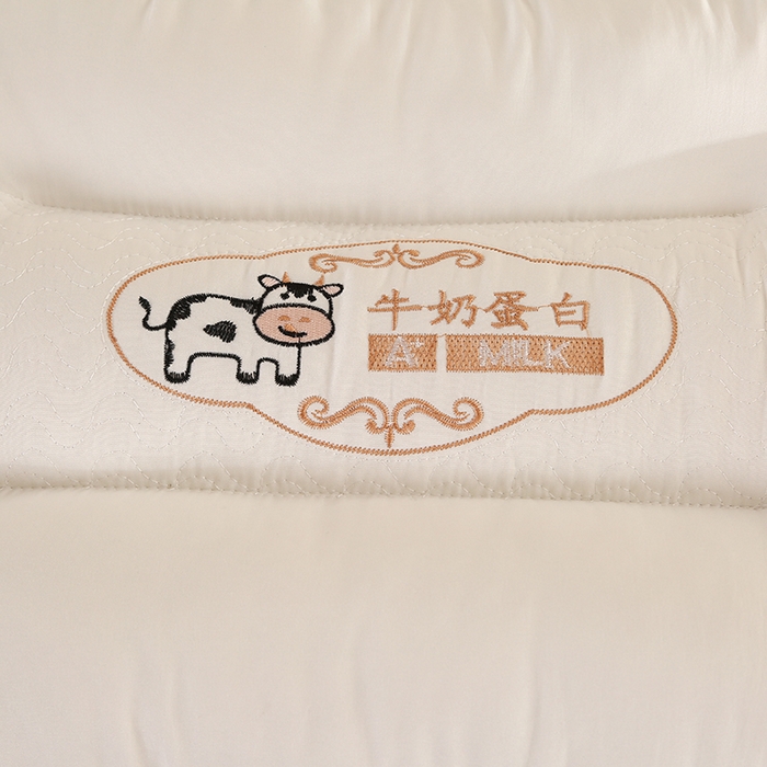 91家纺网 家纺一手货源 找家纺 （总）金牛枕芯 2025新款牛奶蛋白A类乳胶夹层牵引枕头学生枕头枕芯