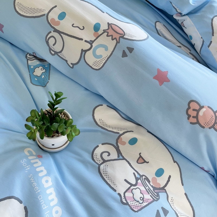 91家纺网 家纺一手货源 找家纺 蘭菲家纺 2025新款三丽鸥系列全棉印花三件套、四件套 小土豆